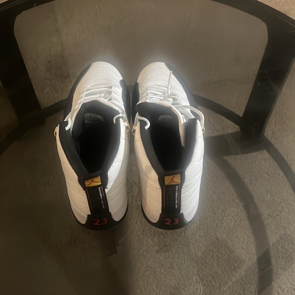 Jordan Men's White and Black High-Top Sneakers